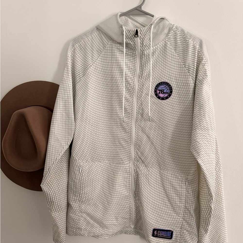 Under Armor Holographic Combine Jacket 76ers